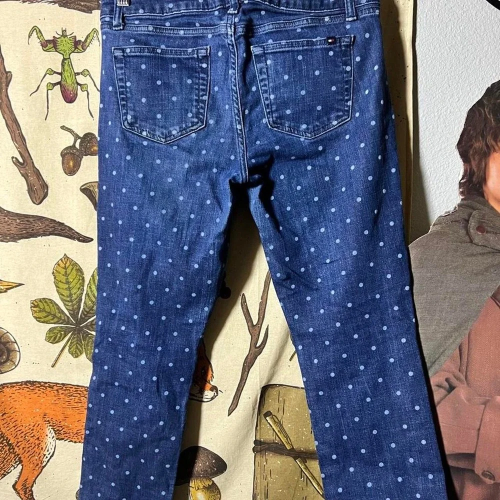 Polka dot capris